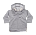 Baby Hoodie Babybugz BZ32 Heather Grey Melange